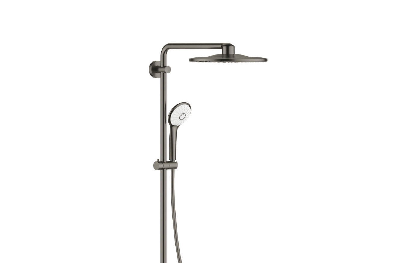 Душевая система GROHE Euphoria SmartControl System 310 Duo с термостатом для душа, темный графит матовый (26507AL0)