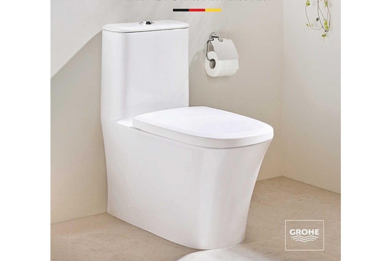 Унитаз-моноблок напольный GROHE Eurostyle, альпин-белый (39310000)