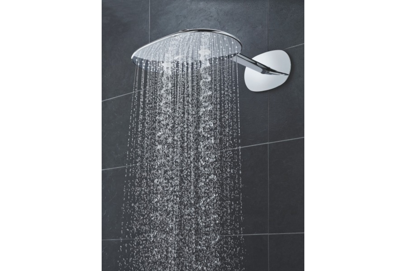 Верхний душ GROHE Rainshower 360 MONO с душевым кронштейном, 1 режим, 450 мм, хром (26450000)