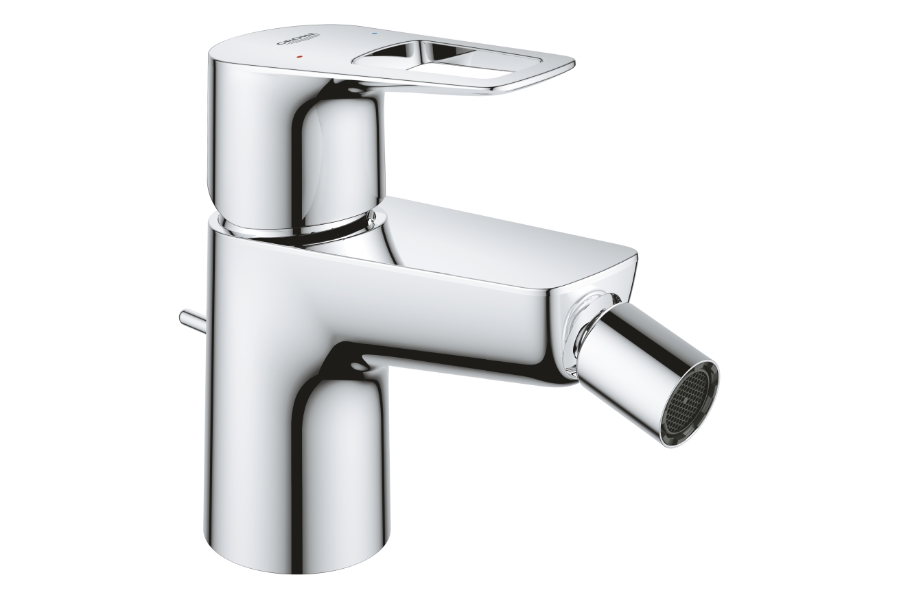 Смеситель для биде GROHE BauLoop с рычажным донным клапаном, хром (23338001)