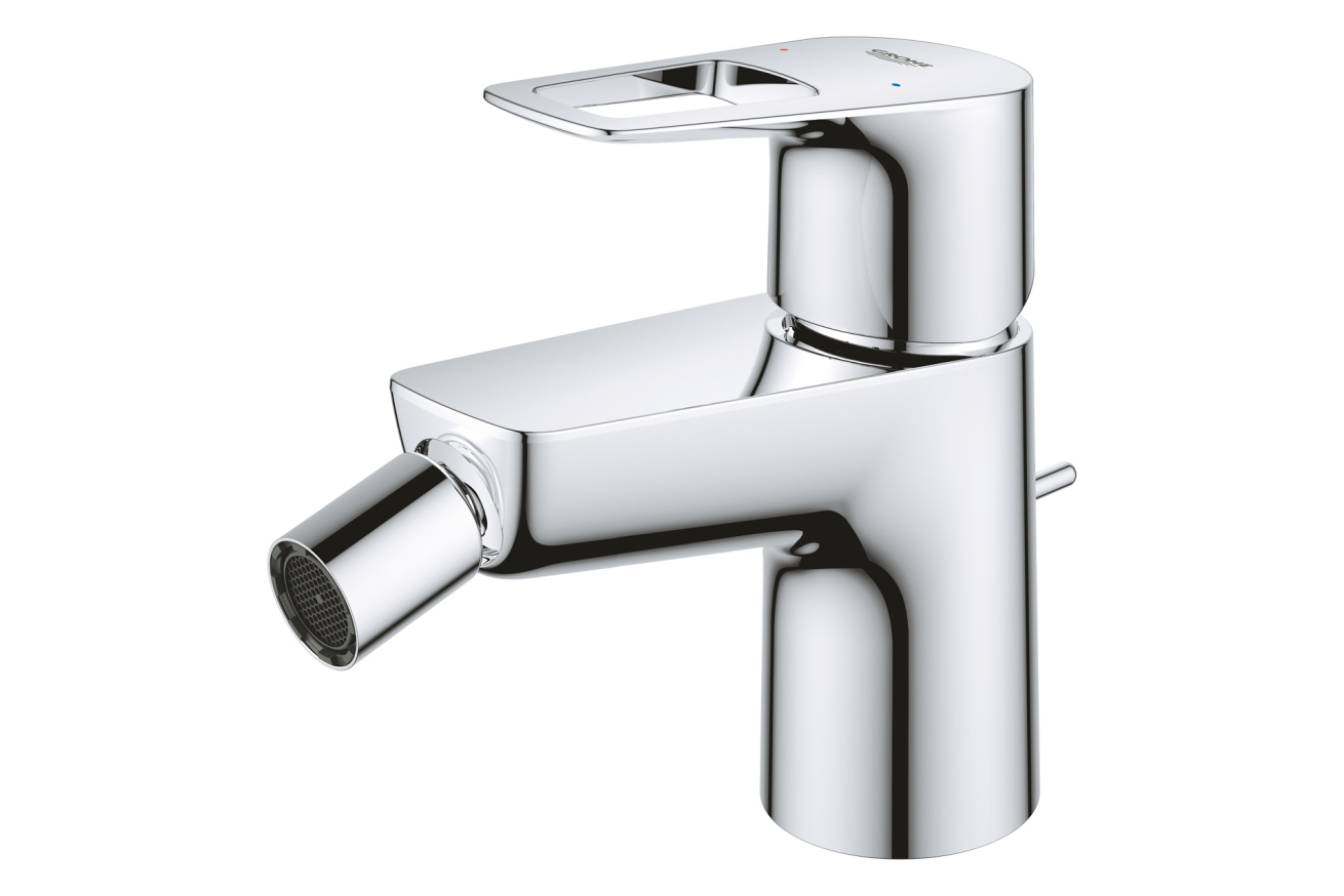 Смеситель для биде GROHE BauLoop с рычажным донным клапаном, хром (23338001)