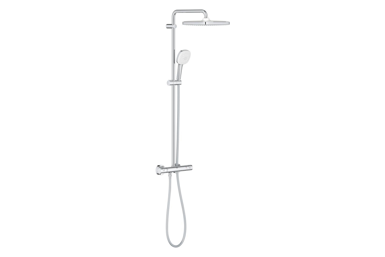 Душевая система GROHE Tempesta System 250 Cube с термостатом для душа, хром (26689001)