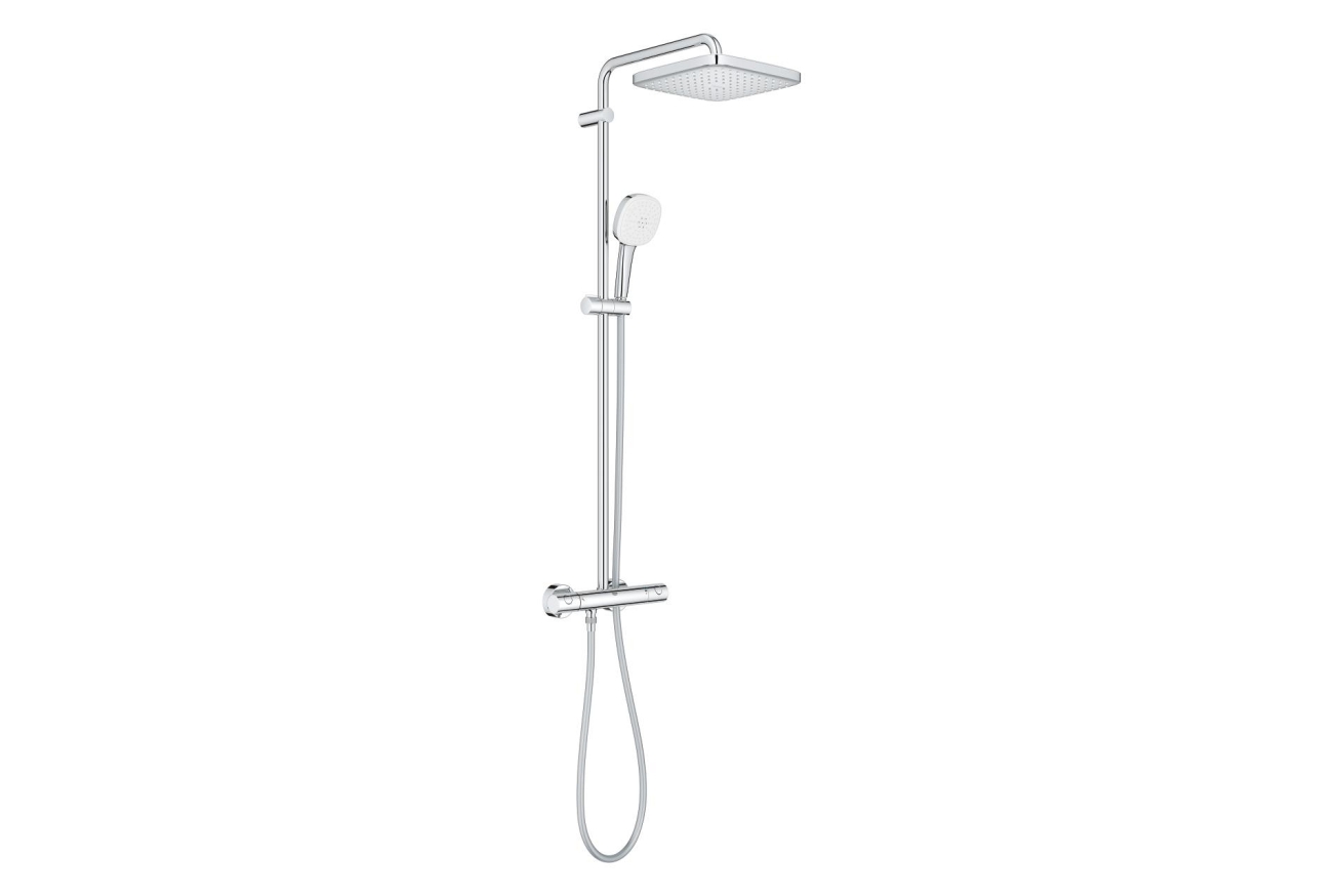 Душевая система GROHE Tempesta System 250 Cube с термостатом для душа, хром (26689001)