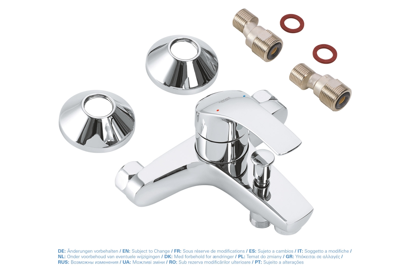 Смеситель для ванны GROHE Eurosmart, хром (33300002)