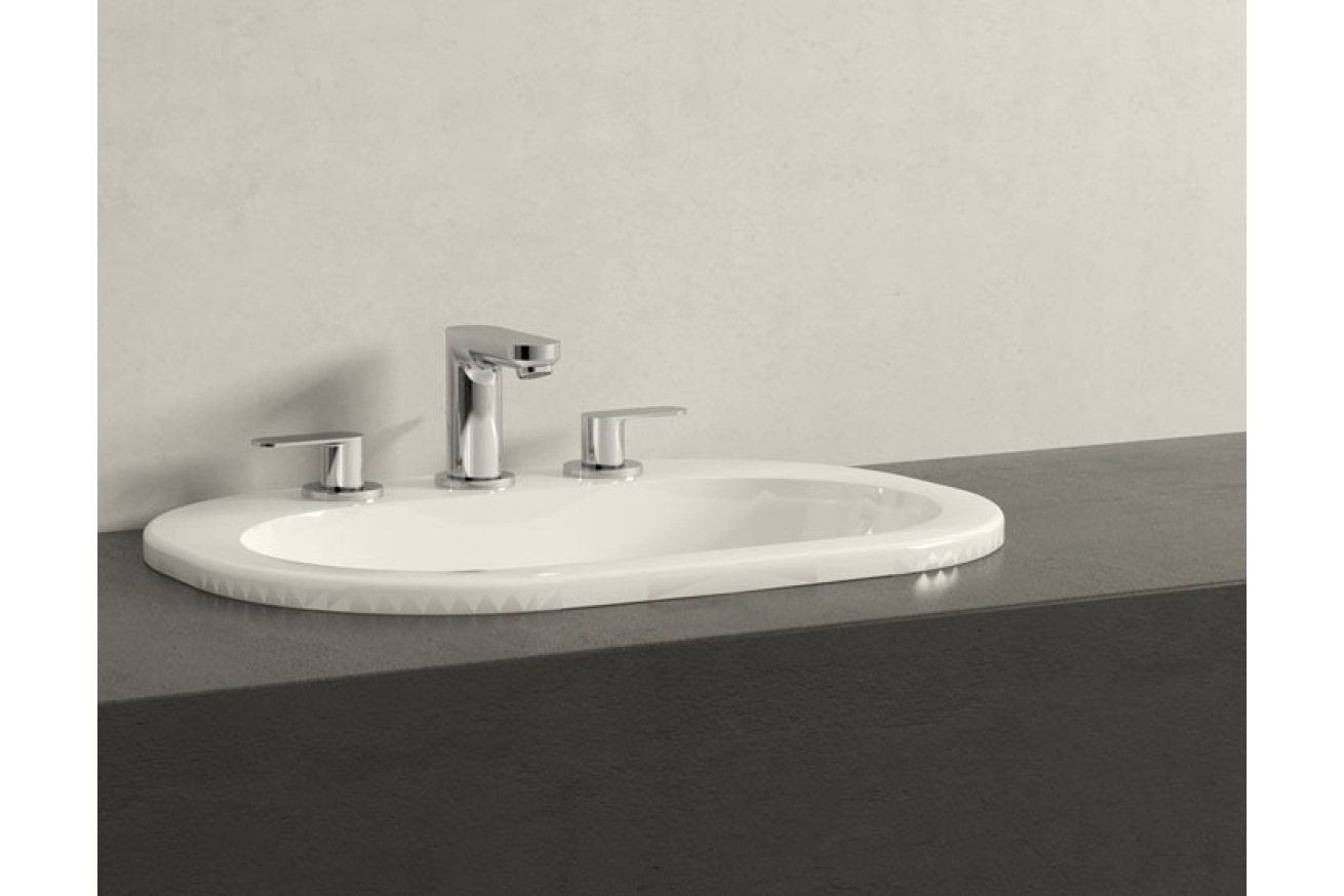 Смеситель для раковины GROHE Eurosmart Cosmopolitan на 3 отверстия, S-size, хром (20187000)
