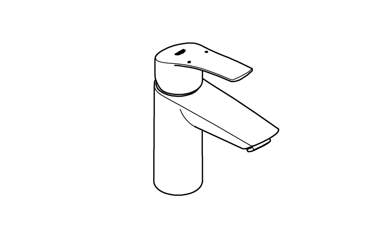 Смеситель для раковины GROHE Eurosmart, S-size, хром (24192003)