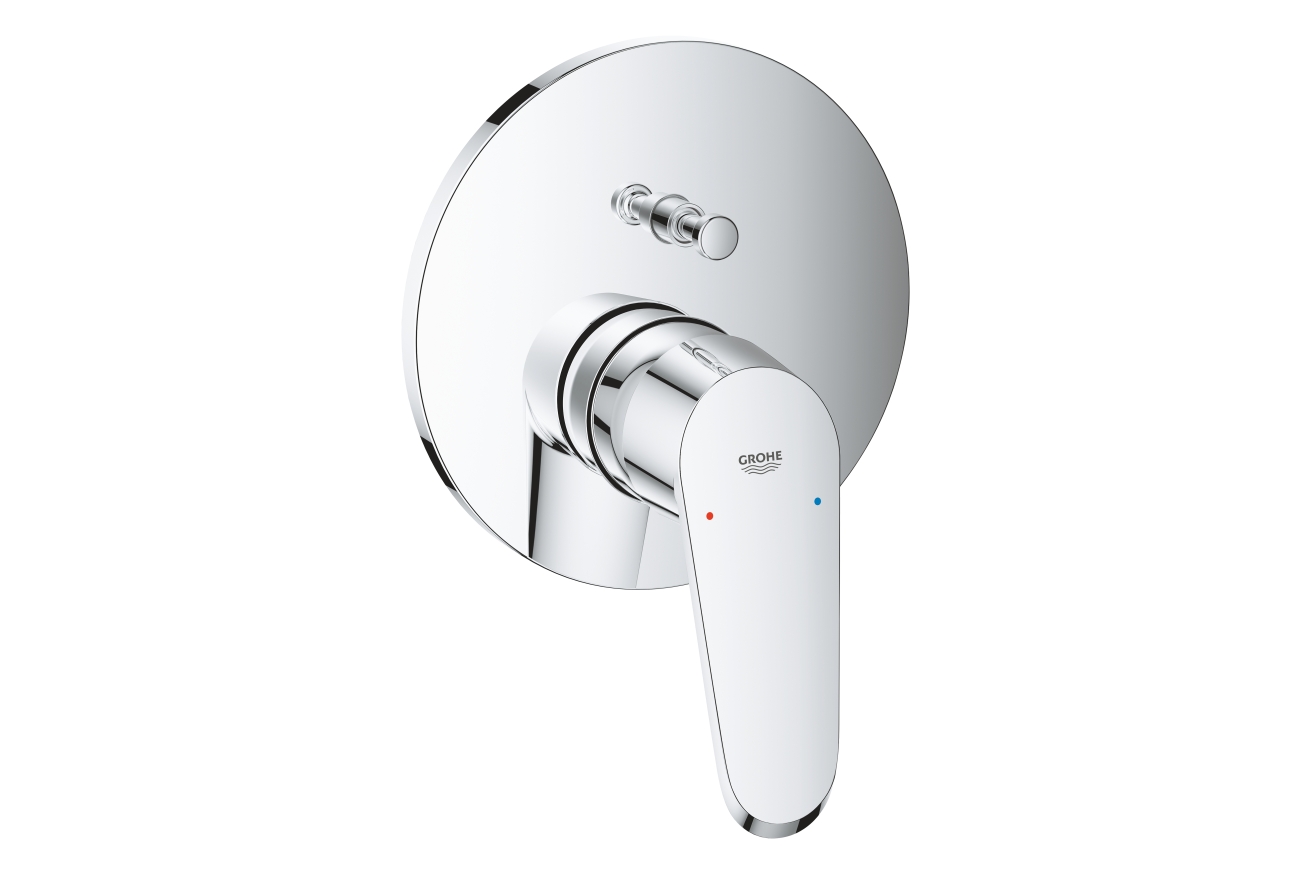 Внешняя часть смесителя для ванны GROHE Eurodisc Cosmopolitan с переключателем на 2 положения, хром (24056002)