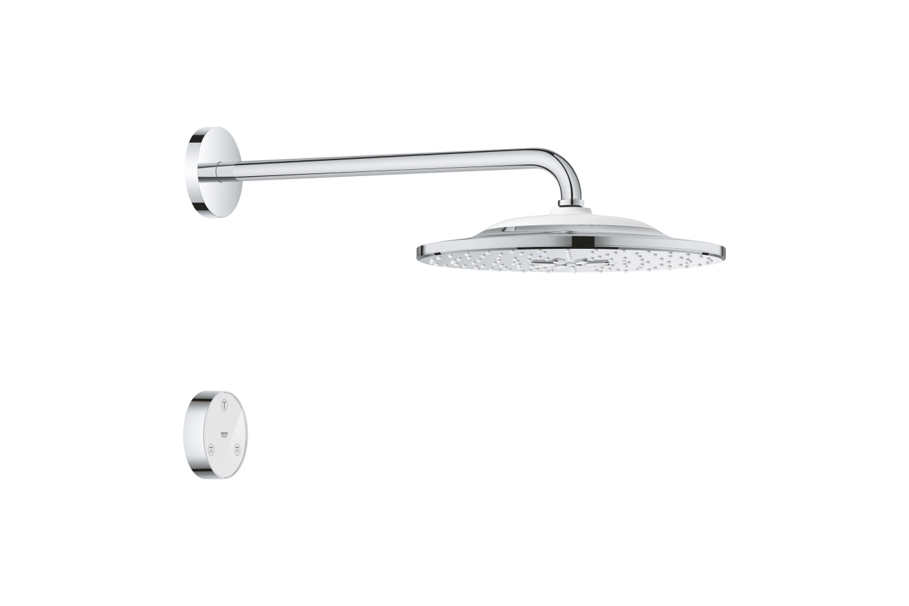 Верхний душ GROHE Rainshower 310 SmartConnect, 9,5 л/мин, 2 режима, 422 мм, хром (26640000)