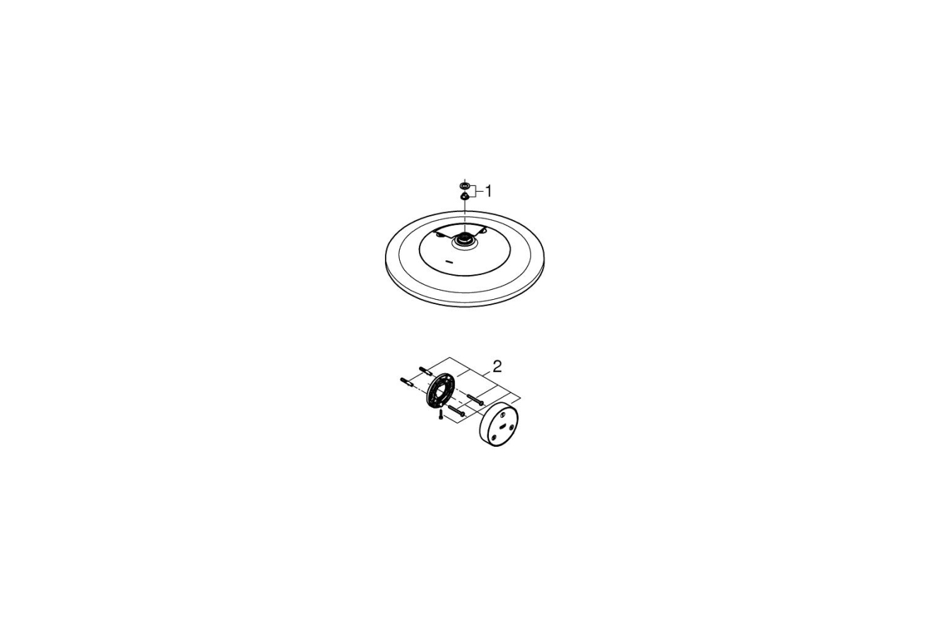 Верхний душ GROHE Rainshower 310 SmartConnect, 9,5 л/мин, 2 режима, хром (26641000)