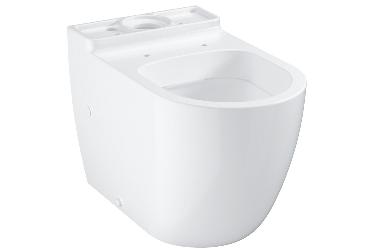 Унитаз напольный GROHE Bau Ceramic с сиденьем с микролифтом (NW0093)