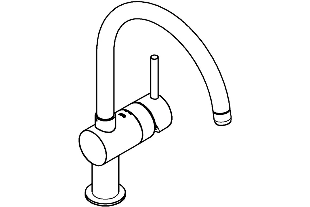 Смеситель для кухни GROHE Minta, хром (32917000)