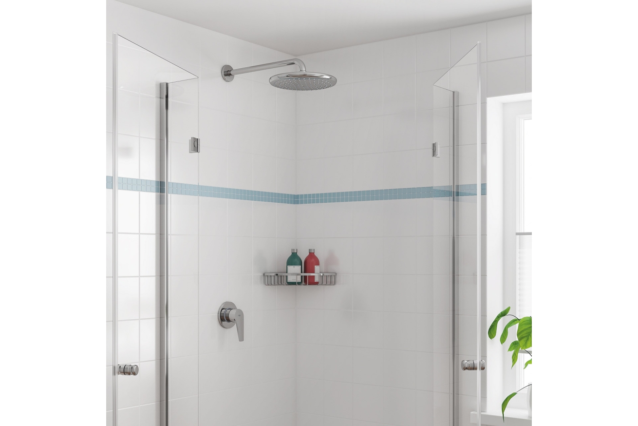Смеситель для душа GROHE BauEdge в комплекте с монтажной частью, хром (29040001)