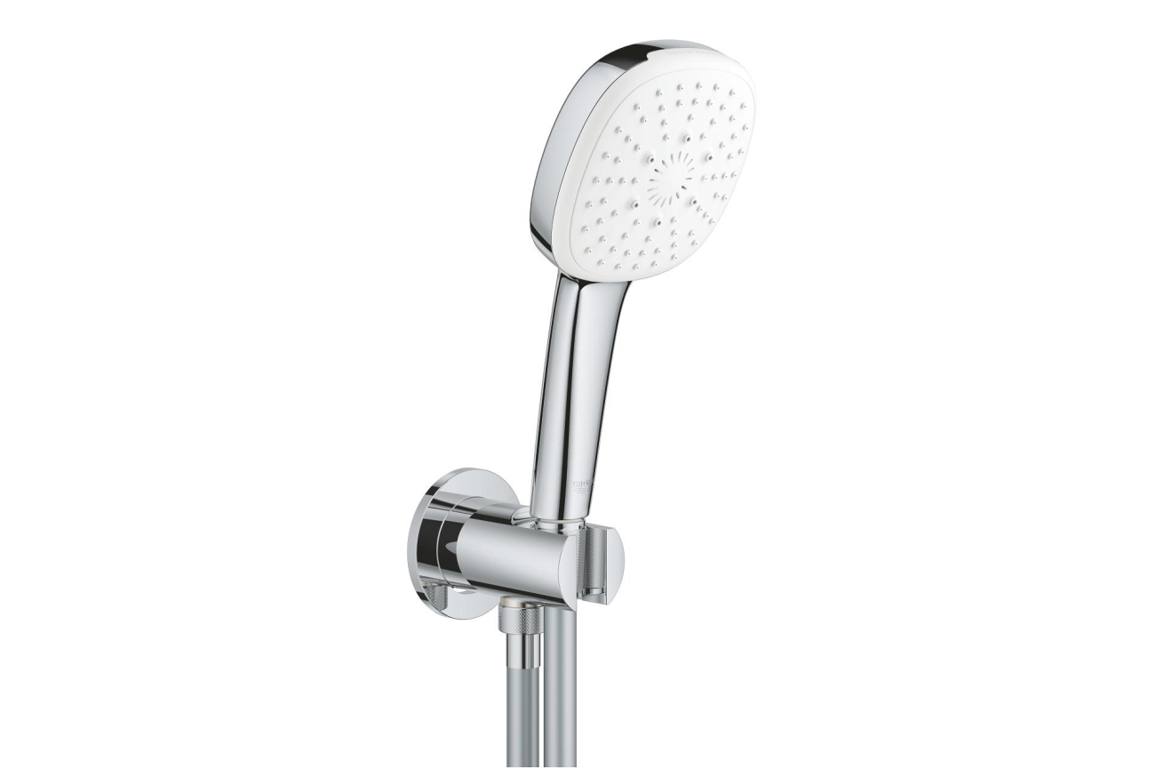 Душевой набор GROHE Tempesta Cube 110, 3 режима, 1500 мм, 7,4 л/мин, хром (26910003)