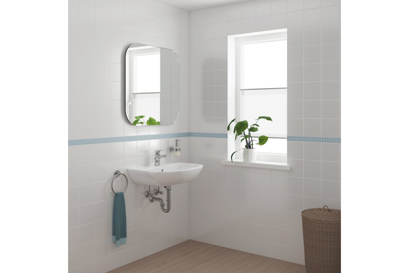 Набор для ванной: раковина, смеситель StartFlow и сифон, GROHE Bau Ceramic (39472000)