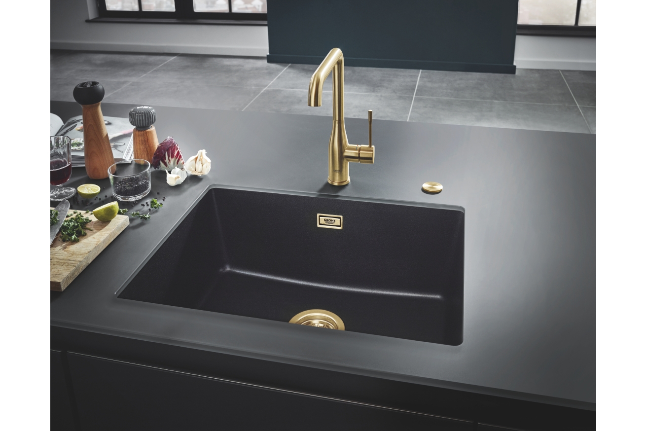 Смеситель для кухни GROHE Essence, холодный рассвет матовый (30505GN0)