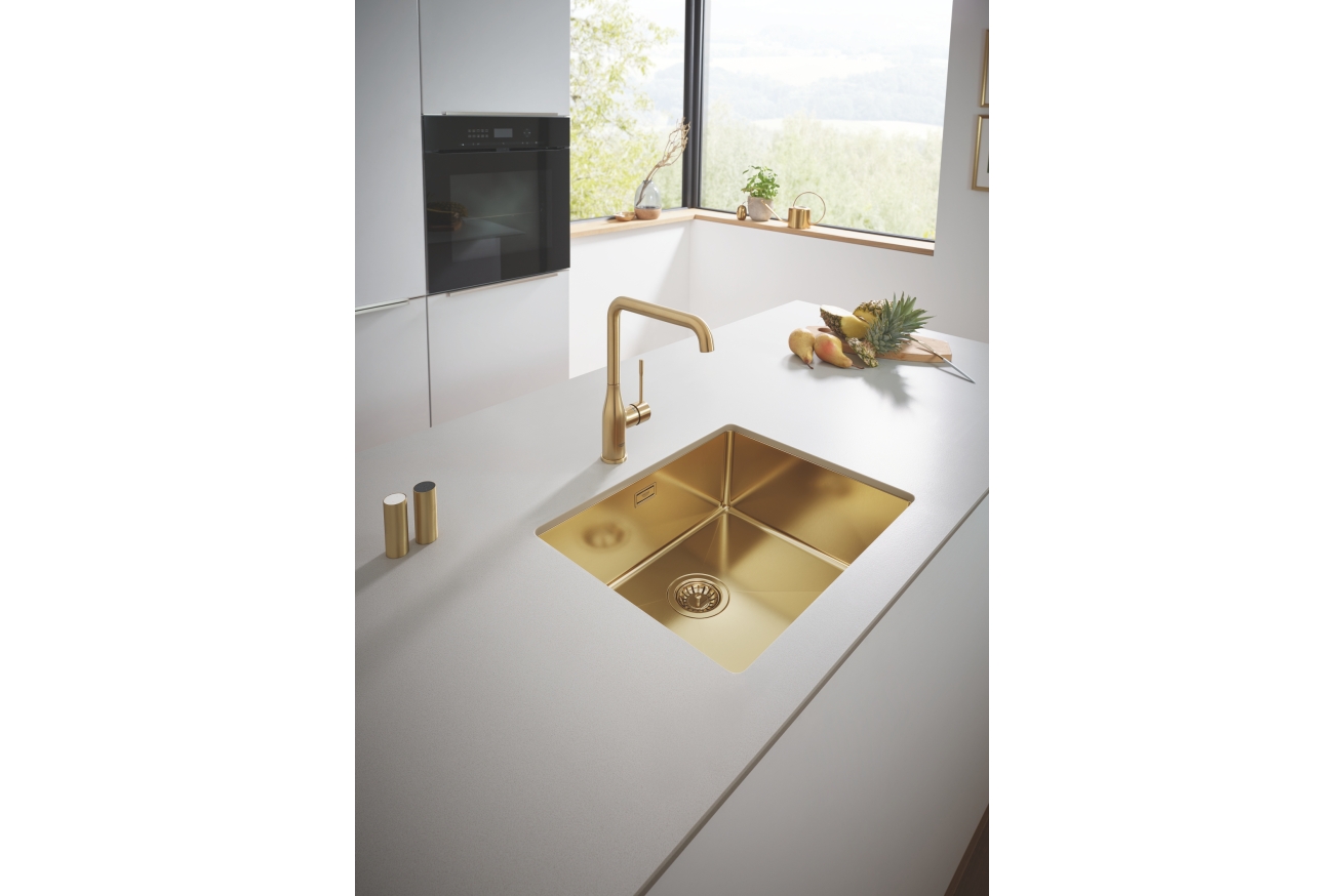 Смеситель для кухни GROHE Essence, холодный рассвет матовый (30505GN0)