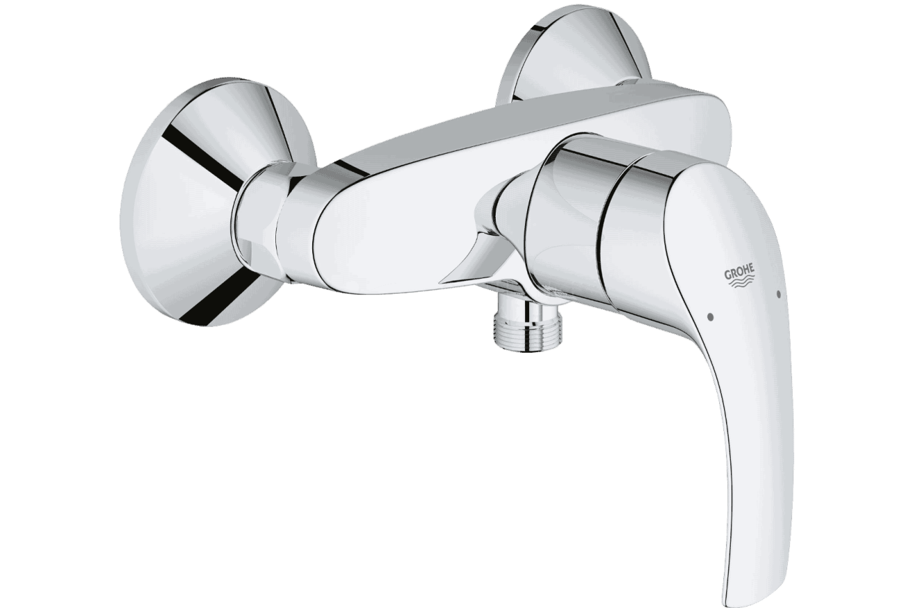 Душевая система GROHE New Tempesta 200 со смесителем для душа, хром (124410)