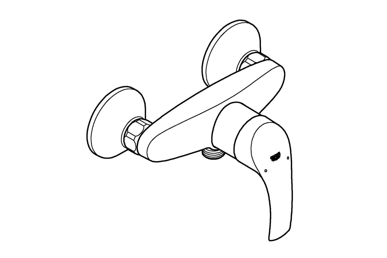 Смеситель для душа GROHE Eurosmart, хром (33555002)