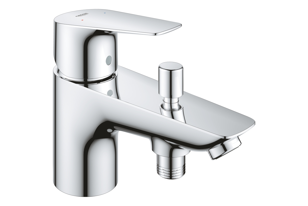 Смеситель для ванны GROHE BauEdge, хром (23562001)