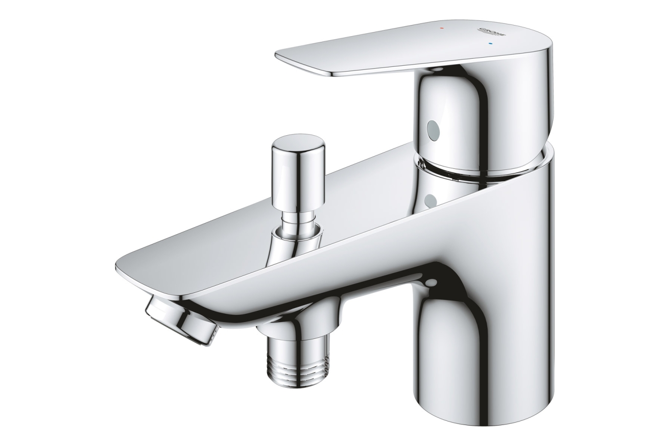 Смеситель для ванны GROHE BauEdge, хром (23562001)