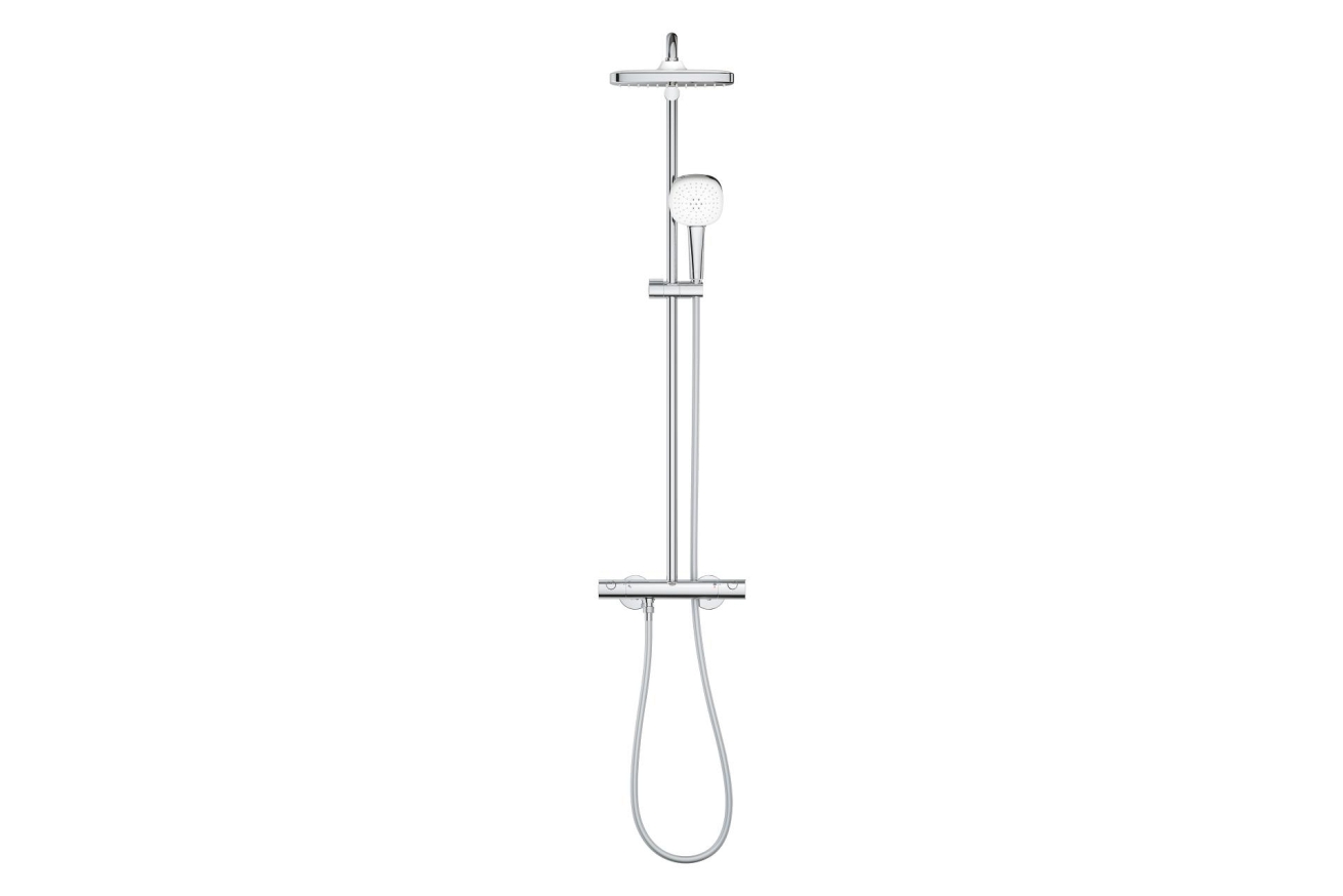 Душевая система GROHE Tempesta System 250 Cube с термостатом для душа, хром (26689001)