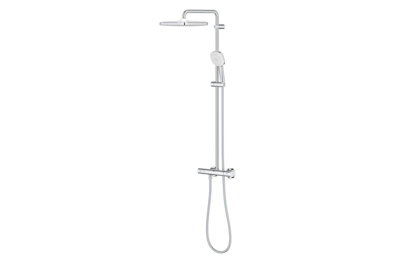 Душевая система GROHE Tempesta System 250 Cube с термостатом для душа, хром (26689001)