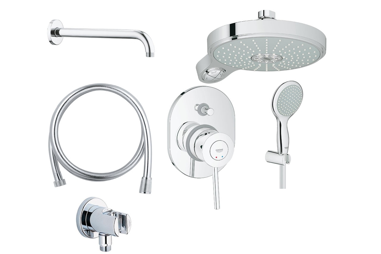 Готовый комплект для душа GROHE BauClassic (NSB0001)