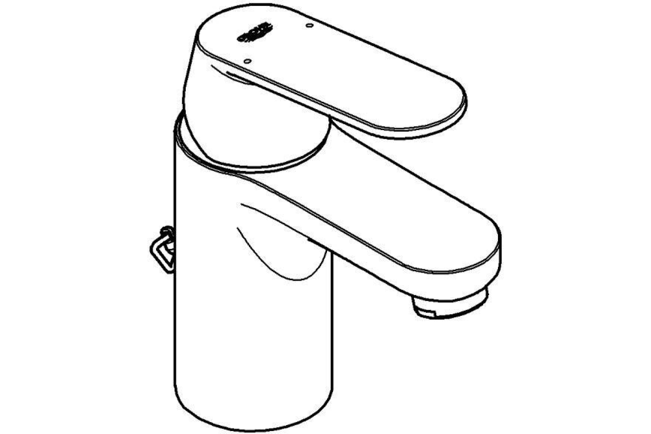Смеситель для раковины GROHE Eurosmart Cosmopolitan, S-size, хром (3282700E)