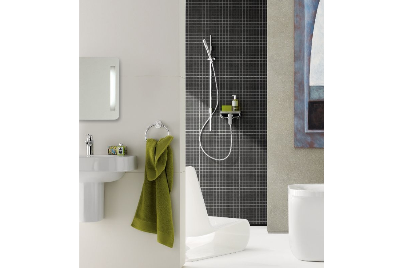Душевой гарнитур GROHE Euphoria Cosmopolitan Stick с мыльницей, 1 режим струи, душевая штанга 900 мм, 9,5 л/мин, хром (27368000)
