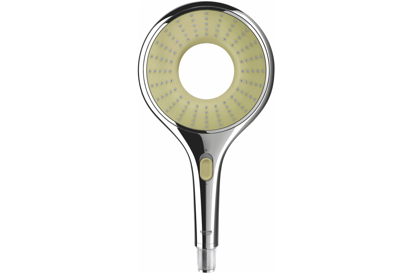 Ручной душ GROHE Rainshower Icon, 2 режима, хром/фисташковый (27630000)
