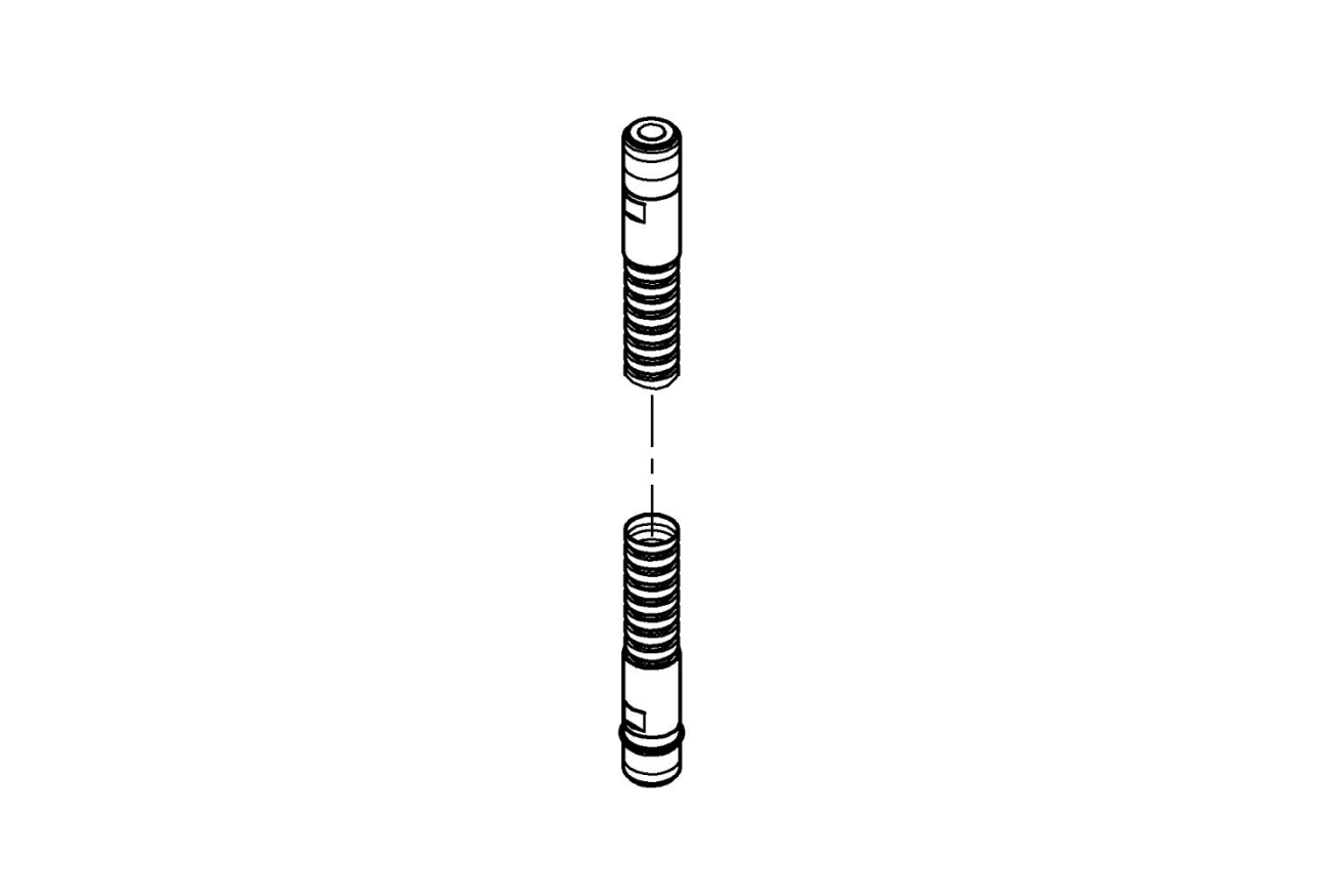Душевой шланг GROHE 2000 мм, M15xM15, хром (28146000)