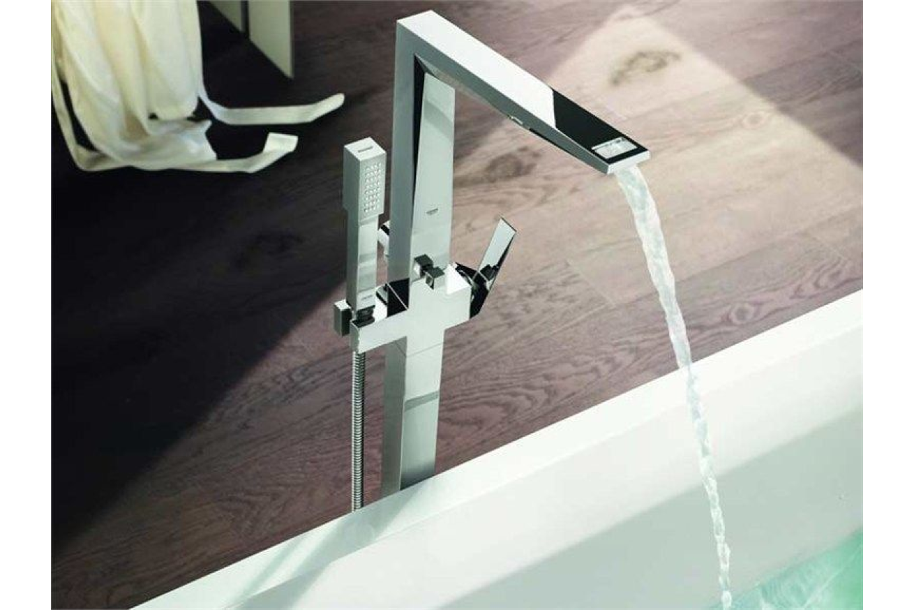 Внешняя часть смесителя для ванны GROHE Allure Brilliant напольного монтажа, хром (23119000)