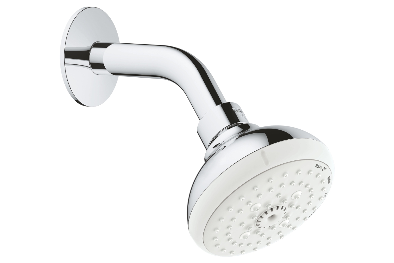 Комплект верхнего душа GROHE Tempesta New IV с кронштейном,  9,5 л/мин, хром (27870001)