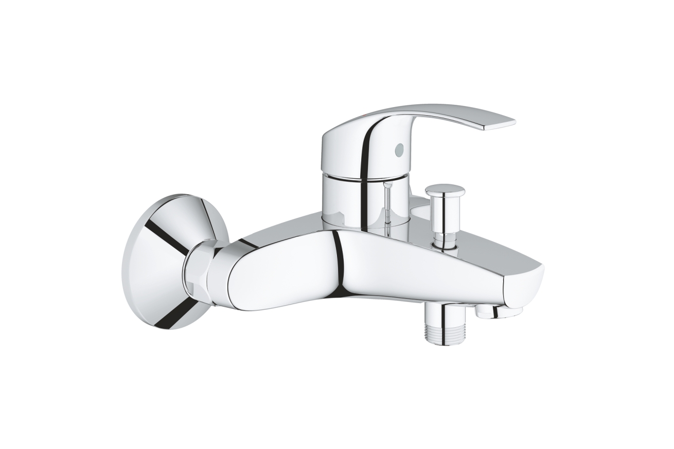 Комплект смесителей GROHE Eurosmart с душевым набором, хром (NB0068)