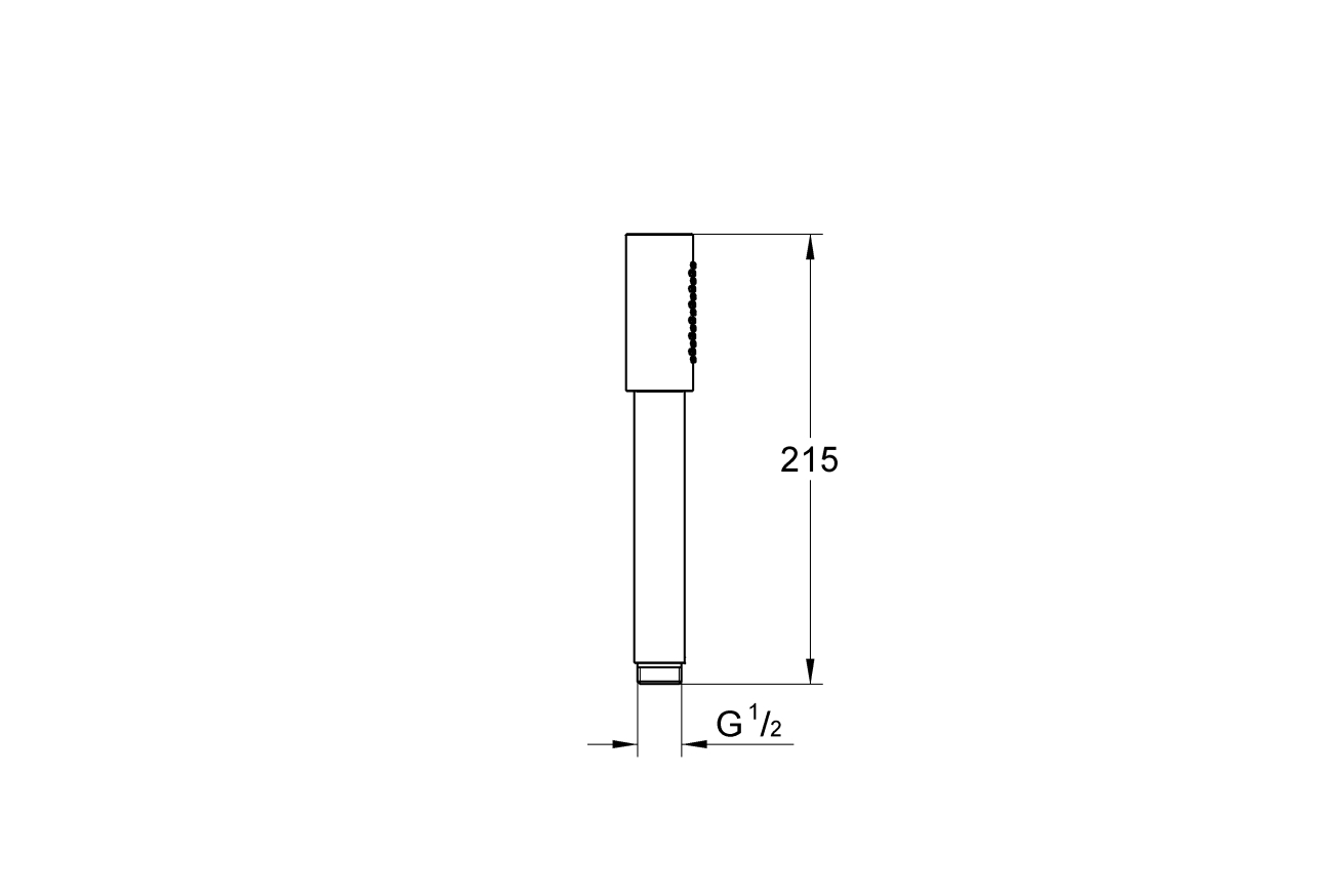 Ручной душ GROHE Sena Stick, 1 режим, суперсталь (26465DC0)