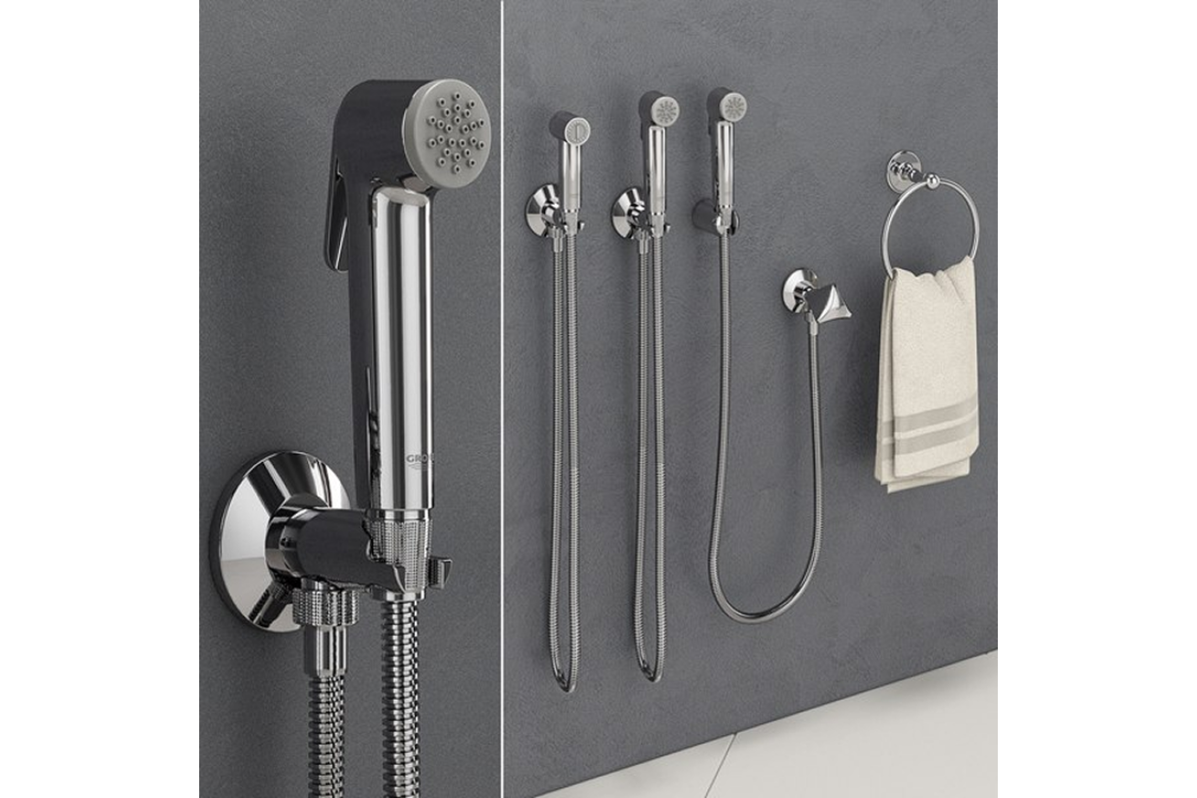 Набор для гигиенического душа GROHE Tempesta-F Trigger Spray 30, 1250 мм, хром (27514001)