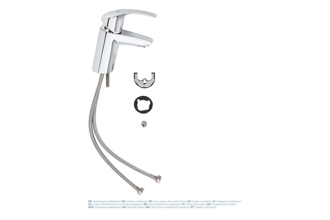 Смеситель для раковины GROHE Eurosmart, S-size, хром (32467002)