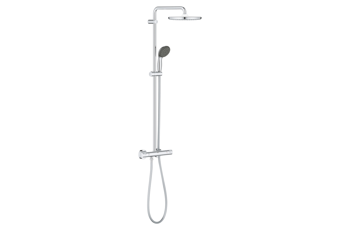 Душевая система GROHE Vitalio Start System 250 с термостатом для душа, хром (26677000)