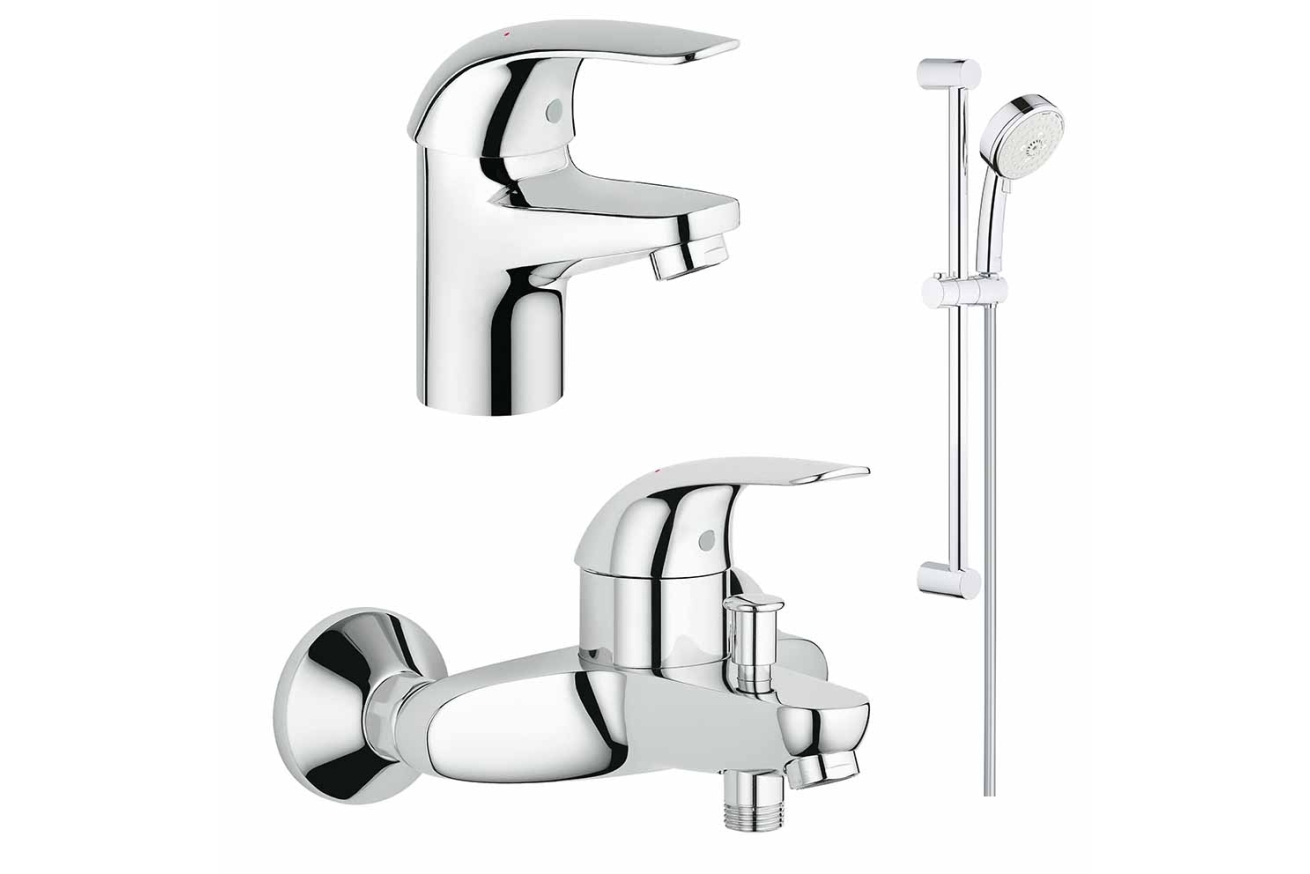 Готовый комплект для ванной комнаты GROHE Euroeco (NB0003-2)