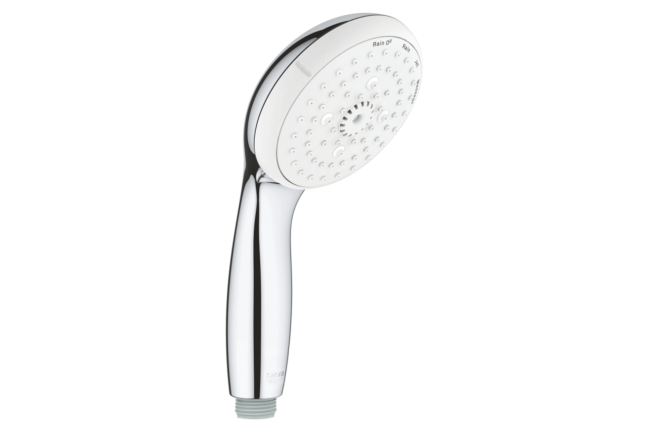 Ручной душ GROHE Tempesta 100, 4 режима, хром/белый (28421002)