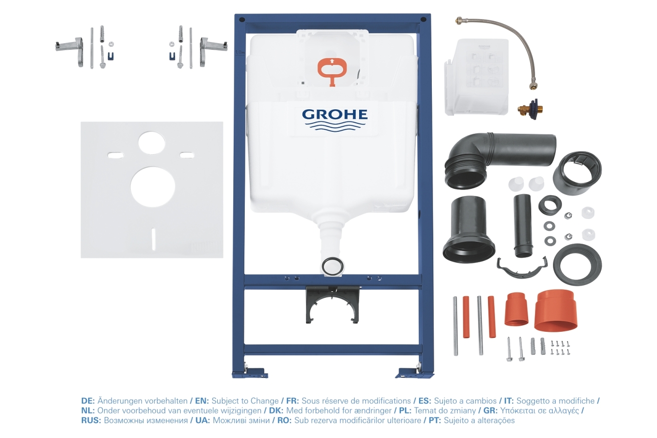 Система инсталляции для унитаза, GROHE Rapid SL 4 в 1 (38539001)