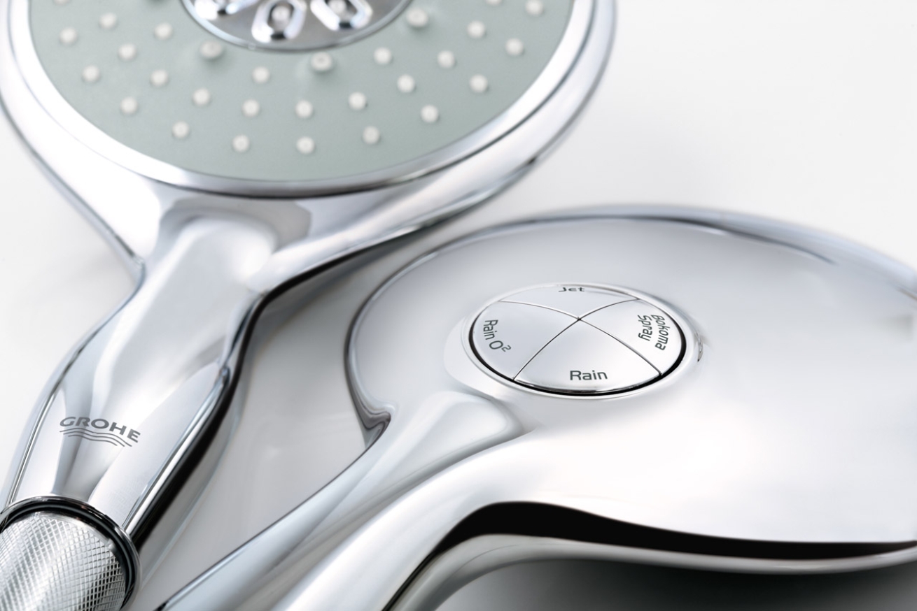Ручной душ GROHE Power&Soul 130, 4 режима, хром/серый (27673000)