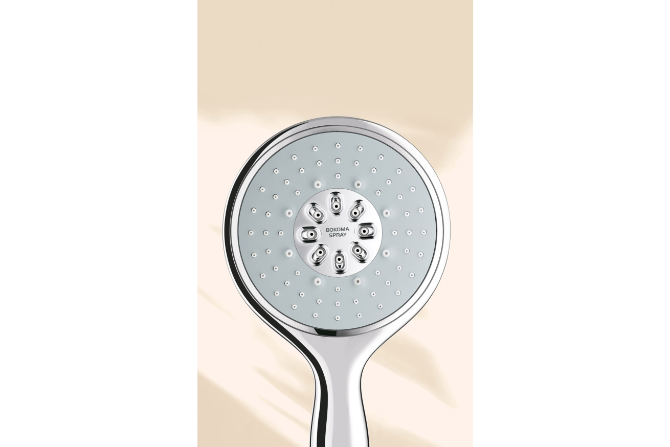Ручной душ GROHE Power&Soul 130, 4 режима, хром/серый (27673000)