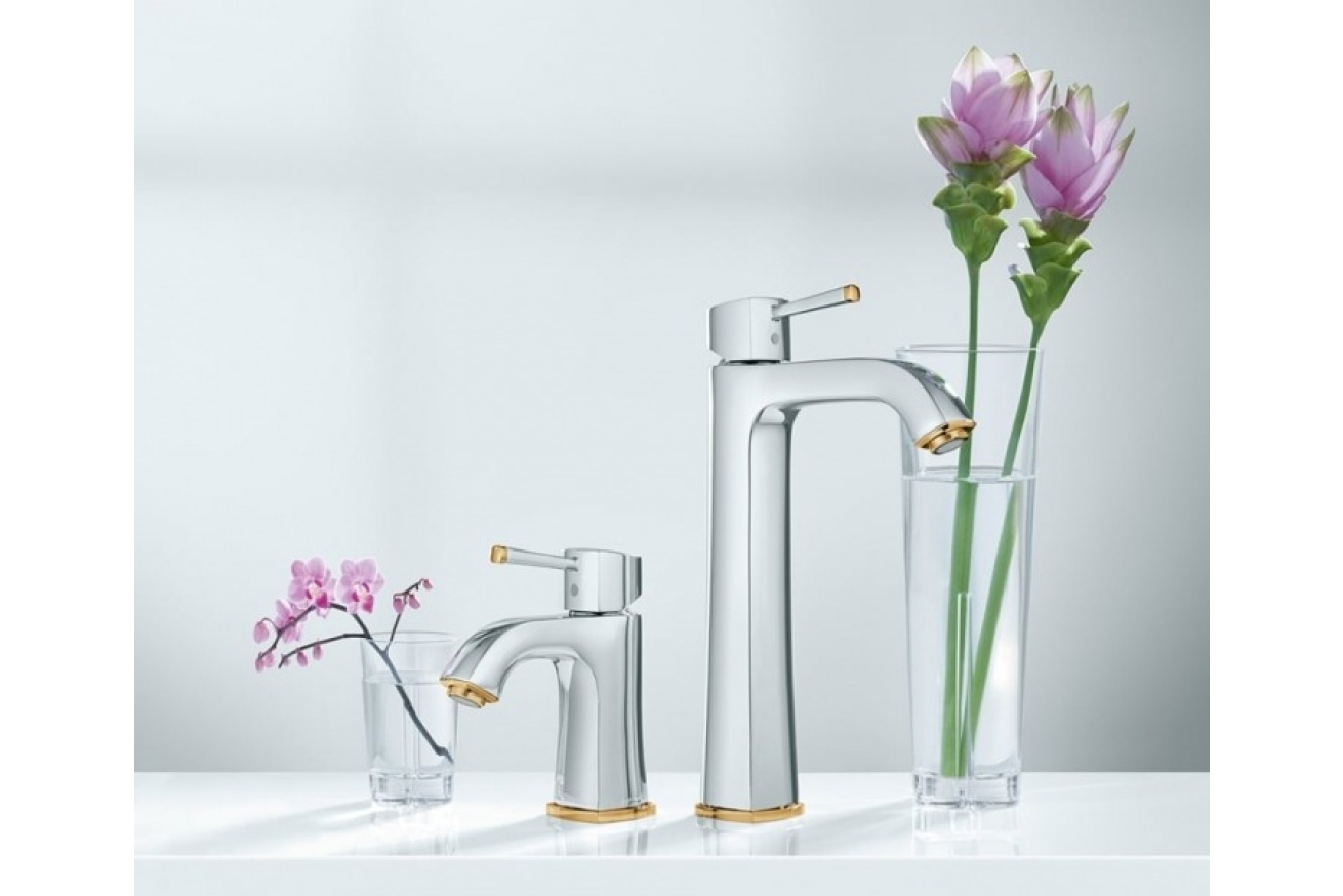 Смеситель для раковины GROHE Grandera, хром/золото (23310IG0)