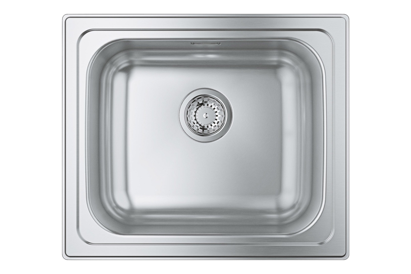 Мойка GROHE K200 60-S, 533 x 458 мм, оборачиваемая с одной чашей, нержавеющая сталь (31719SD0)