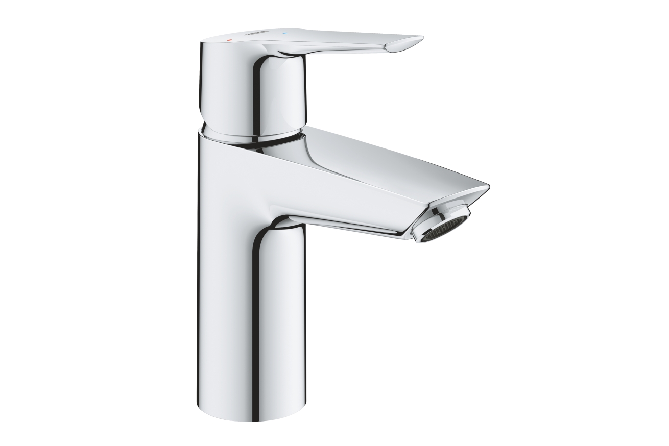 Смеситель для раковины GROHE Start QuickFix с нажимным донным клапаном, S-Size, хром (23551002)