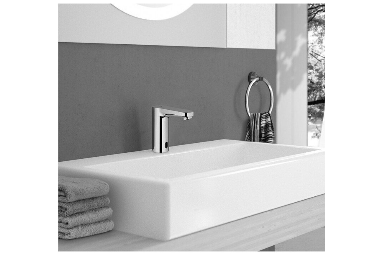 Смеситель для раковины GROHE Eurosmart Cosmopolitan E инфракрасный, хром (36330001)