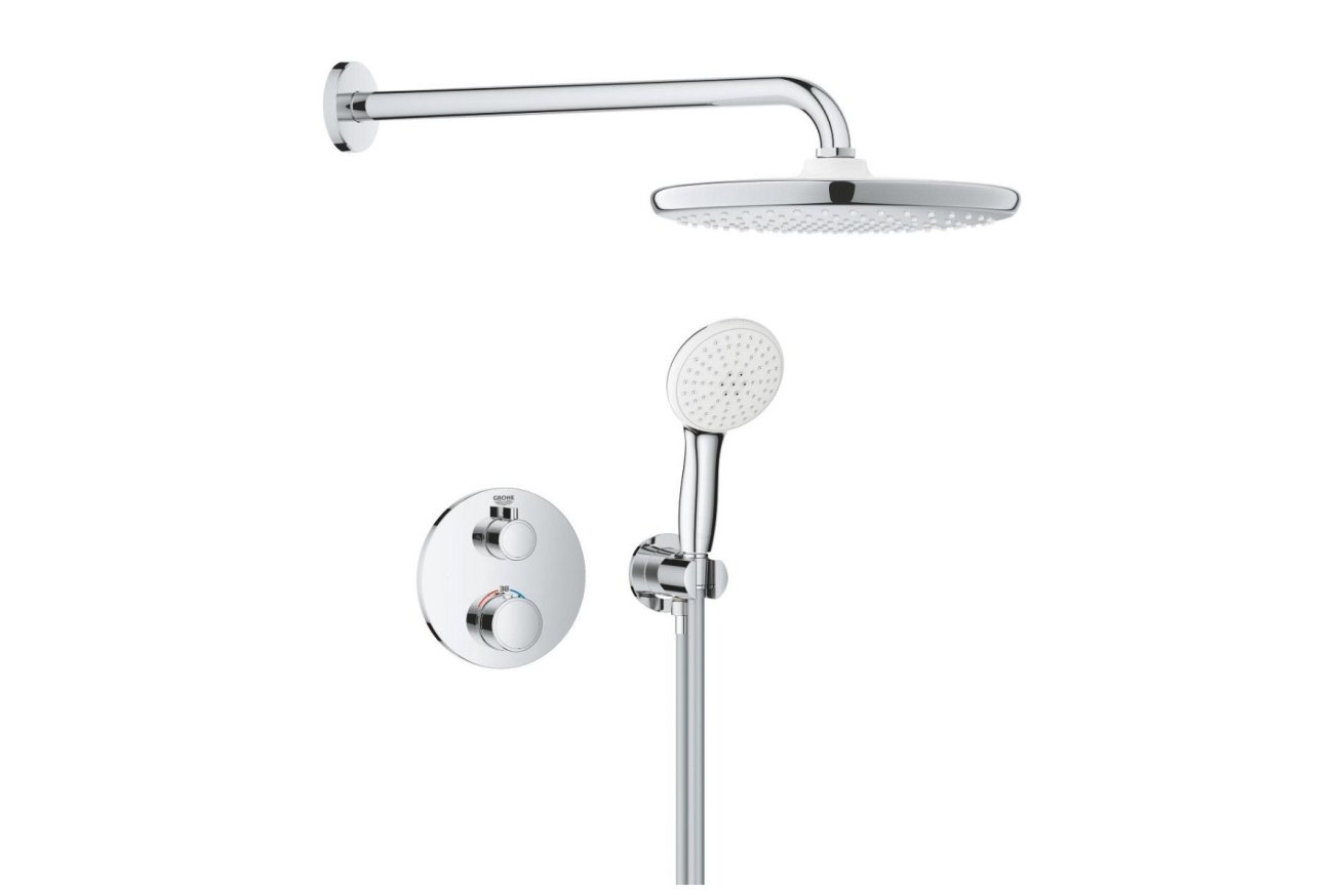 Набор для душа GROHE Grohtherm с верхним душем Tempesta 250, хром (1039960000)