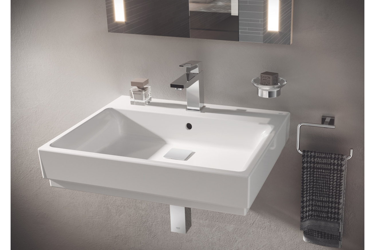 Раковина подвесная GROHE Cube Ceramic 60 см, альпин-белый (3947300H)