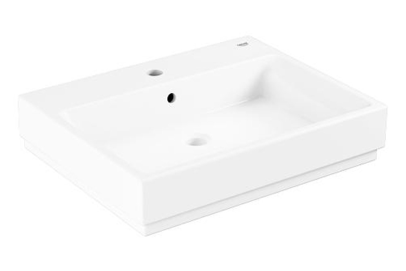 Раковина подвесная GROHE Cube Ceramic 60 см, альпин-белый (3947300H)